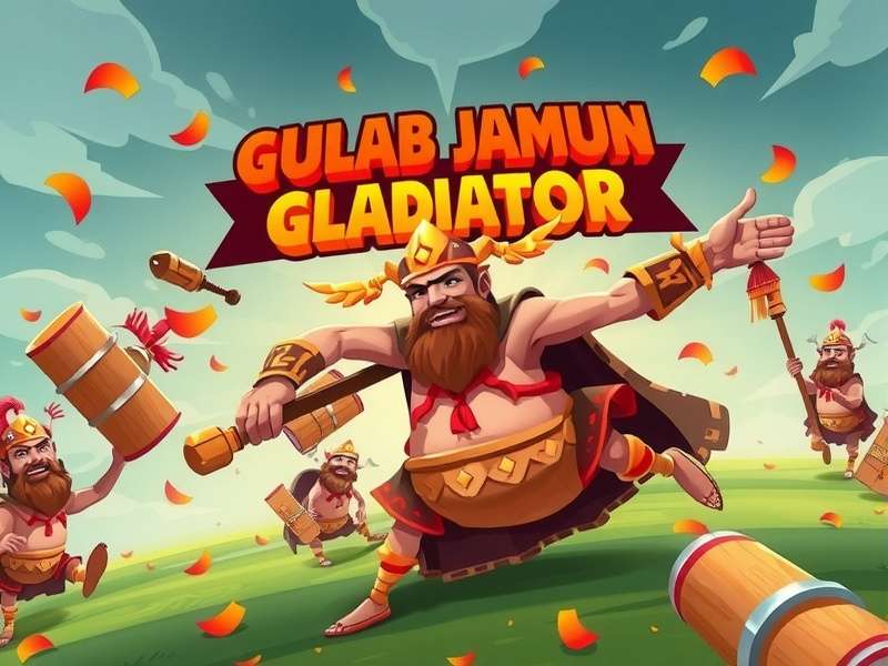 Gulab Jamun Gladiator Game Banner